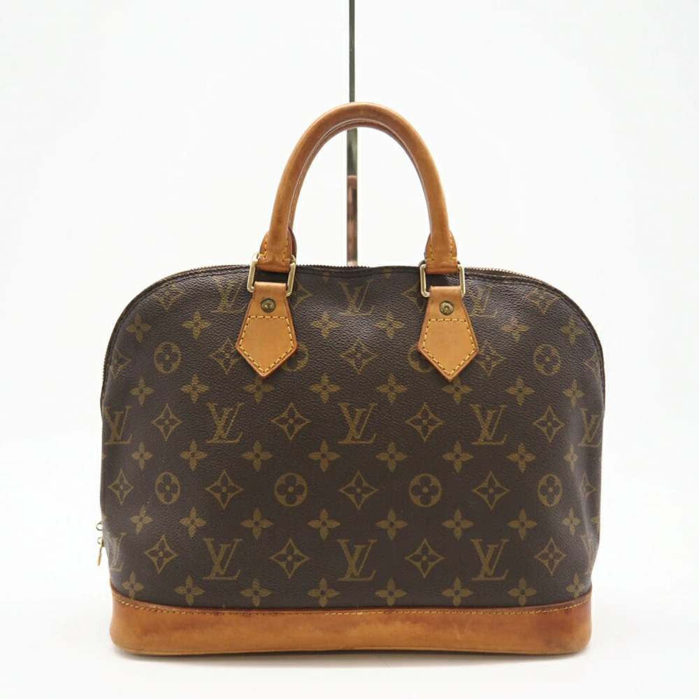 Louis Vuitton Monogram Alma Handbag Brown Canvas